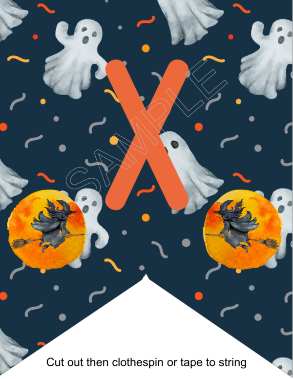 Witches And Ghosts Party Banners For Halloween - Image 26