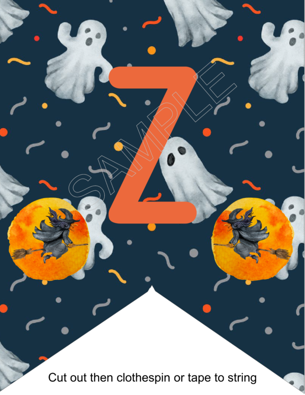Witches And Ghosts Party Banners For Halloween - Image 28