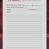 Printable Burgundy Vintage Ornate Final Wishes Estate Planner - Image 20