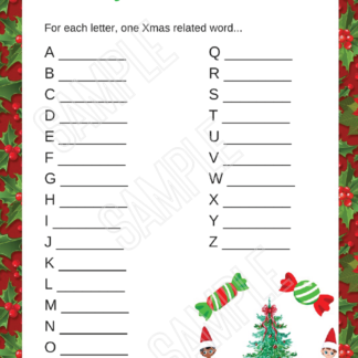 14-My Christmas Elf Games Printables - Image 4