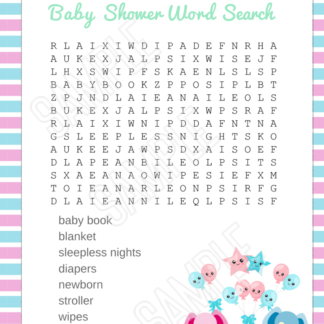 14 Reveal Baby Shower Games-Printables - Image 4