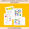 Fun with Shapes Activity booklet - Image 4