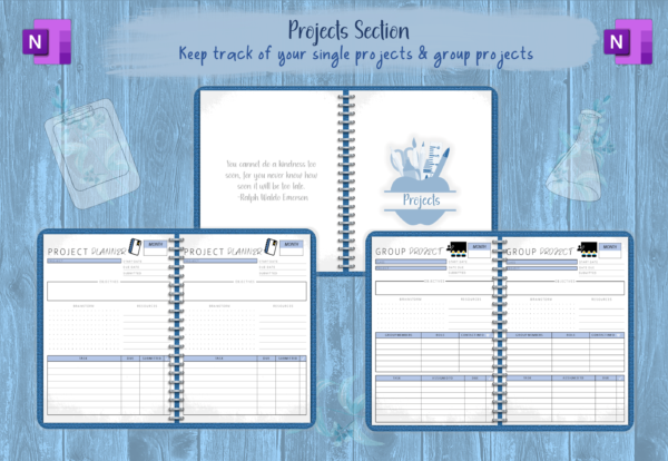 OneNote Digital Student Planner-Undated - Image 3