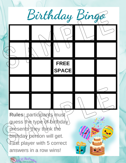 12 Printable Birthday Cake Party Games - Image 11