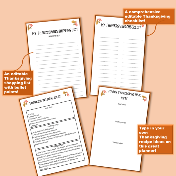 Editable Meal Planner - Image 3