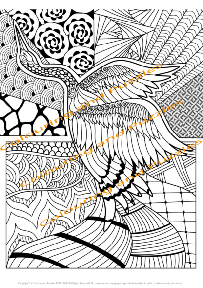 aMazing Adult Colouring Zen Doodles 20 themed Designs printable digital download for grownups colouring pages - Image 2