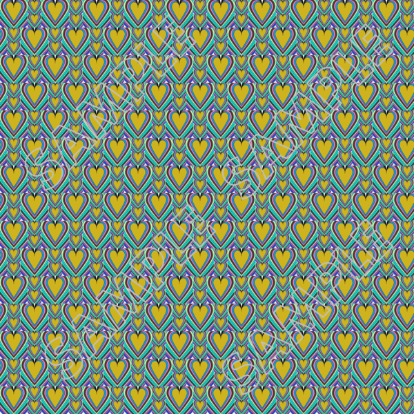 71-Hearts Of Many Colors Digital Papers PLR - Image 32