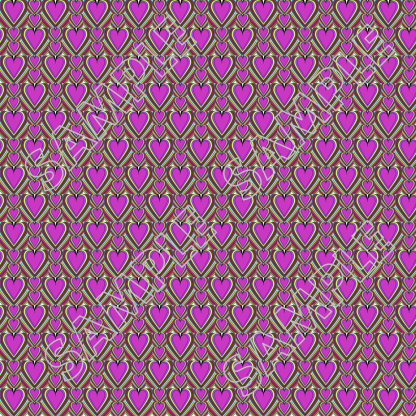 71-Hearts Of Many Colors Digital Papers PLR - Image 36