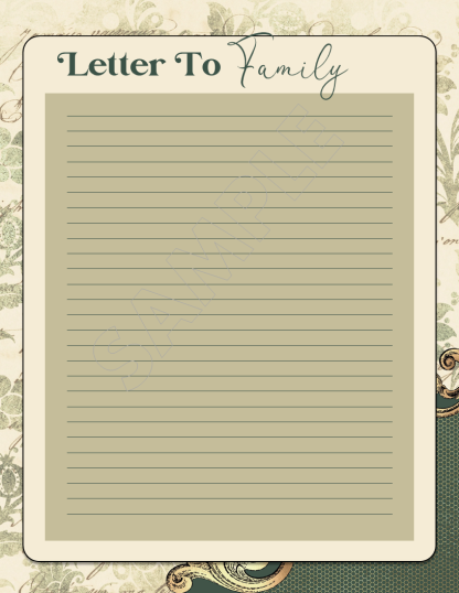 PRINTABLE Vintage Ornate Final Wishes Estate Planner - Image 39