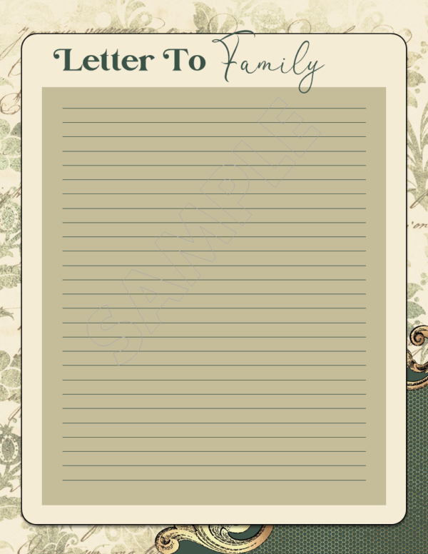 PRINTABLE Vintage Ornate Final Wishes Estate Planner - Image 39