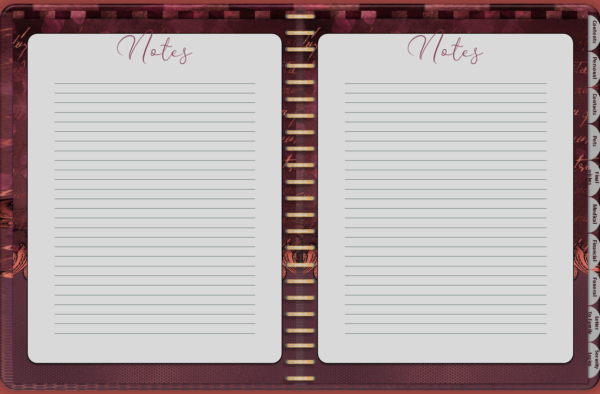 Digital Burgundy Vintage Final Wishes Estate Planner - Image 35