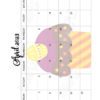 2023 Yummy Cupcake Calendar Printable - Image 5