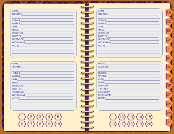 Circle Of Life Digital Name & Address Book - Image 6