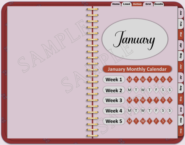 Dream Weaver Digital Planner Undated-PLR - Image 6
