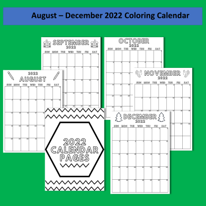 1 Back to School Coloring Planner - Image 4