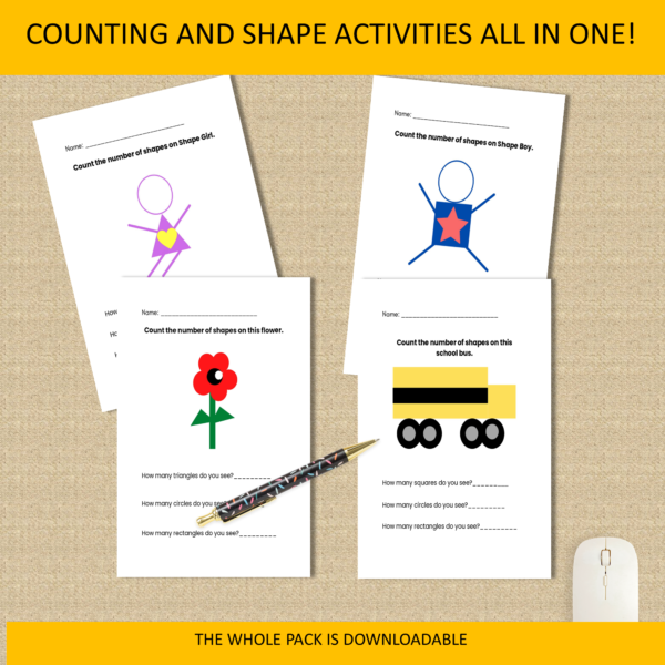 Fun with Shapes Activity booklet - Image 9