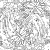 Marvelous Butterflies Printable Coloring Pages - Image 11