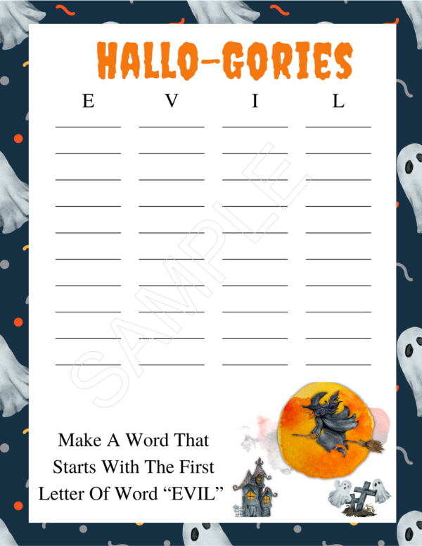 Witches And Ghosts Party Games For Halloween - Image 5