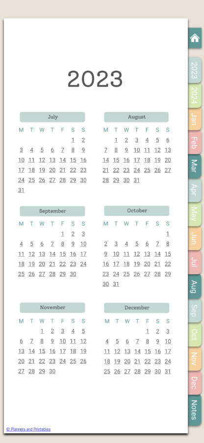 2023 digital planner, perfectly sized for your iPhone or Android smartphone device - Image 10