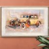 Vintage Cars Digital Printable Wall Art Set-1 - Image 10