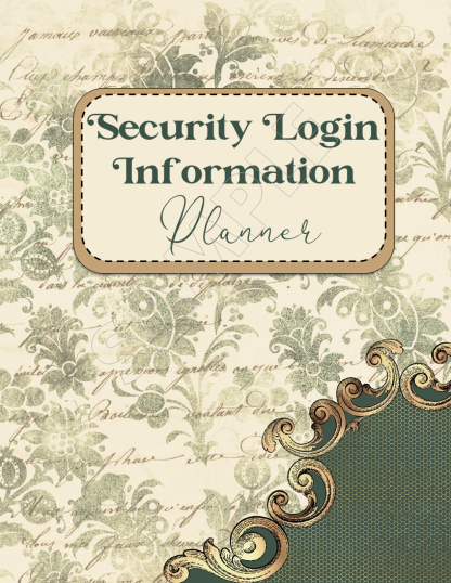 PRINTABLE Vintage Ornate Final Wishes Estate Planner - Image 43