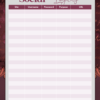 Printable Burgundy Vintage Ornate Final Wishes Estate Planner - Image 34