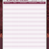 Printable Burgundy Vintage Ornate Final Wishes Estate Planner - Image 35