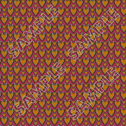 71-Hearts Of Many Colors Digital Papers PLR - Image 50