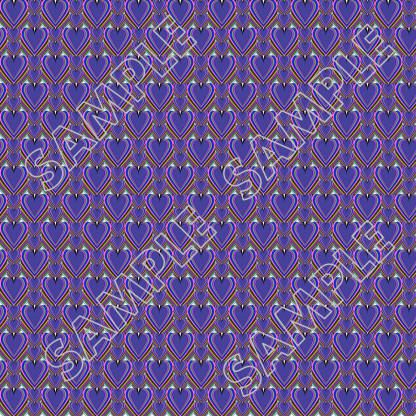 71-Hearts Of Many Colors Digital Papers PLR - Image 7