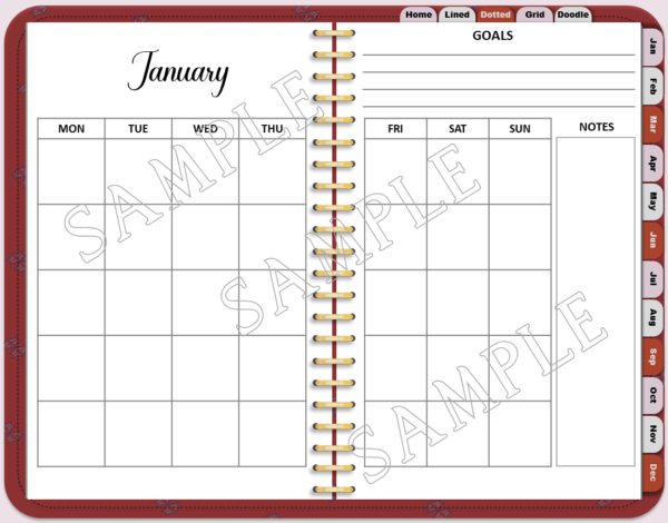 Dream Weaver Digital Planner Undated-PLR - Image 7