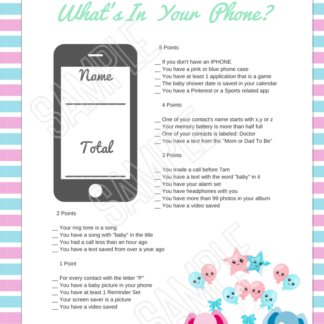 14 Reveal Baby Shower Games-Printables - Image 6