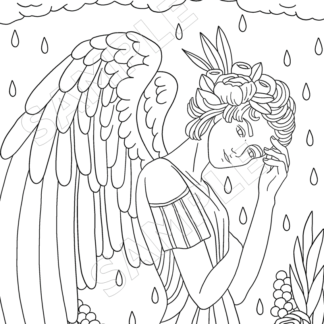 10-Angels Around Us Coloring Pages - Image 6