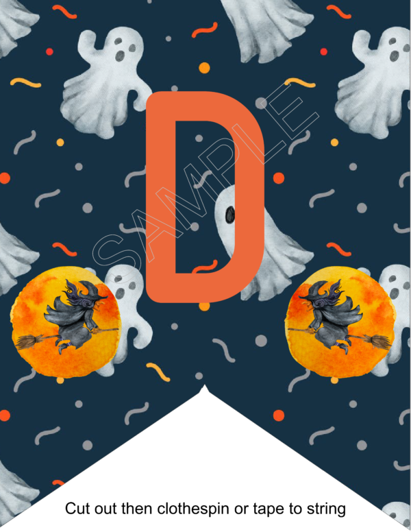 Witches And Ghosts Party Banners For Halloween - Image 6