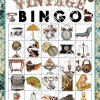Vintage Bluegreen Wallpaper Bingo - Image 9
