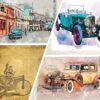 Vintage Cars Digital Printable Wall Art Set-1 - Image 8