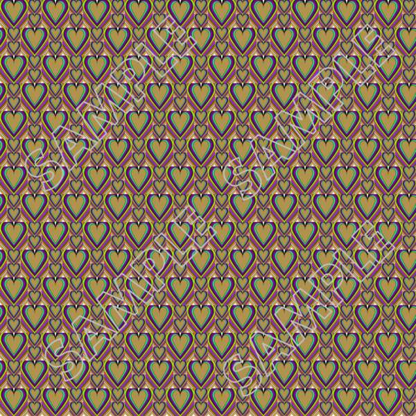 71-Hearts Of Many Colors Digital Papers PLR - Image 54