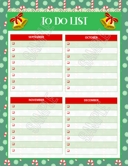 Christmas Recipe Planner Printable - Image 7