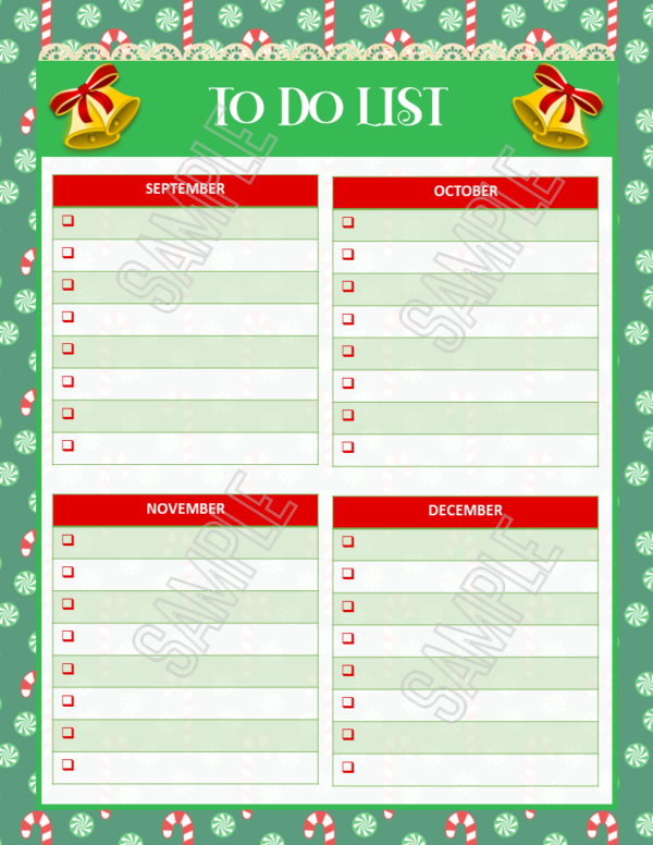 Christmas Recipe Planner Printable - Image 7