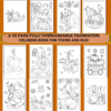 Thanksgiving Monogram Coloring Pages That Will Add Fun To Your Thankgiving Day Holiday - Image 2