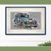 Vintage Classic Cars Digital Printable Wall Art Set-2 - Image 8