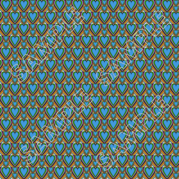 71-Hearts Of Many Colors Digital Papers PLR - Image 63