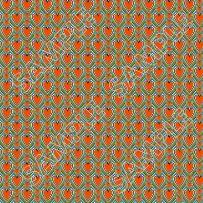 71-Hearts Of Many Colors Digital Papers PLR - Image 66