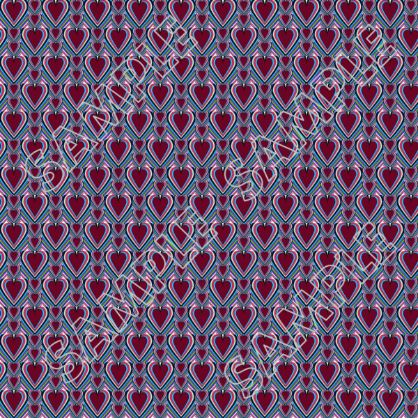 71-Hearts Of Many Colors Digital Papers PLR - Image 68