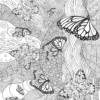 Marvelous Butterflies Printable Coloring Pages - Image 6