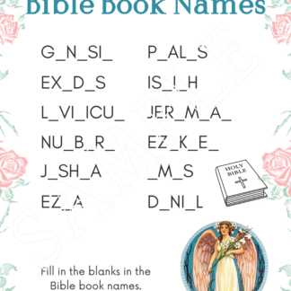 12 Piece Printable Bible Games - Image 9