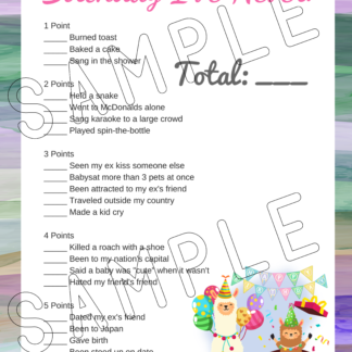 12 Printable Birthday Llama Party Games - Image 8