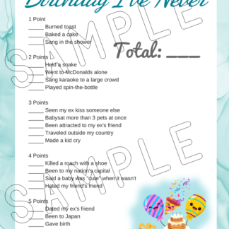 12 Printable Birthday Party Games With Silly Theme - Image 2