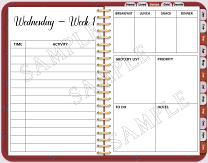 Dream Weaver Digital Planner Undated-PLR - Image 33