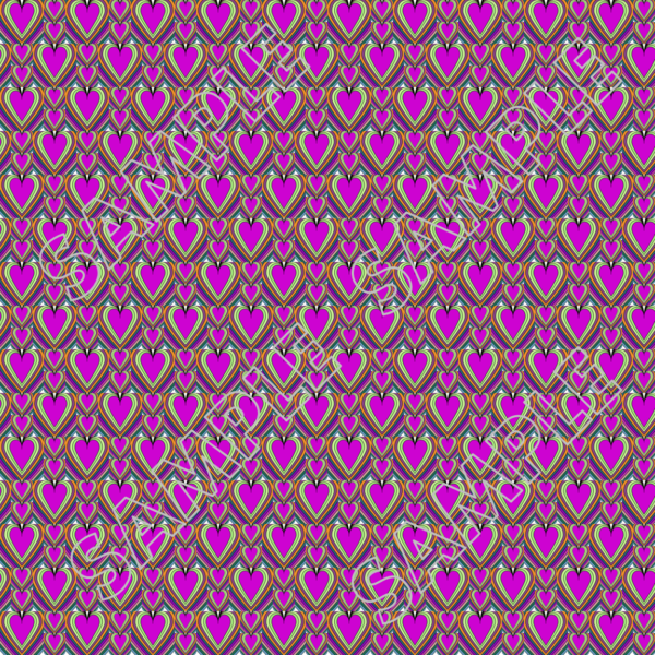 71-Hearts Of Many Colors Digital Papers PLR - Image 11