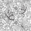 Marvelous Butterflies Printable Coloring Pages - Image 8